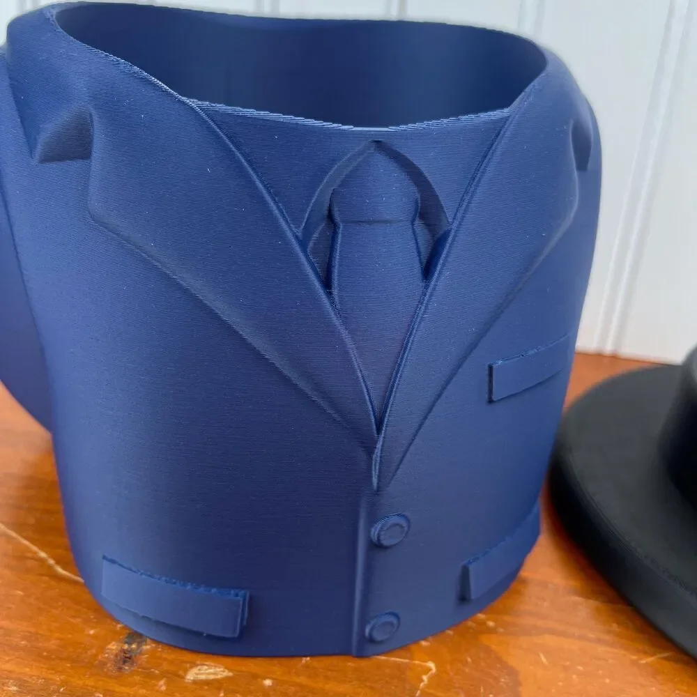 Suit Coat Indoor Planter Pot, Men’s Suit Flower Pot, indoor Planter